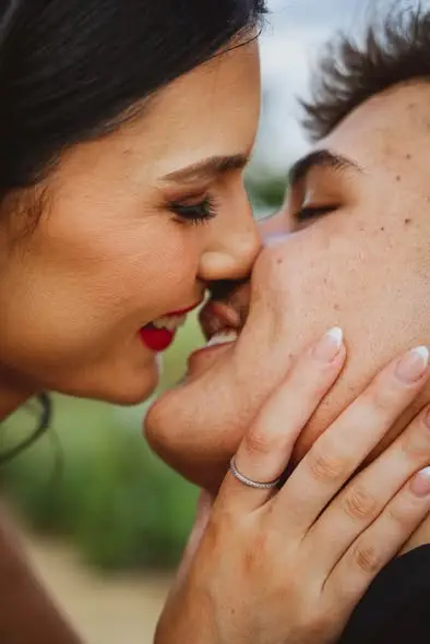 A couple, close up